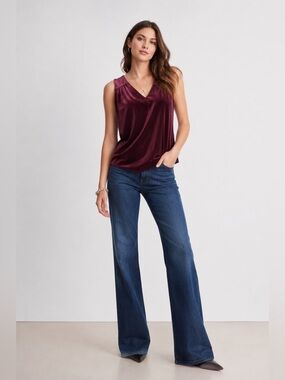Old Navy Velvet Velour Sleeveless Tank Top
